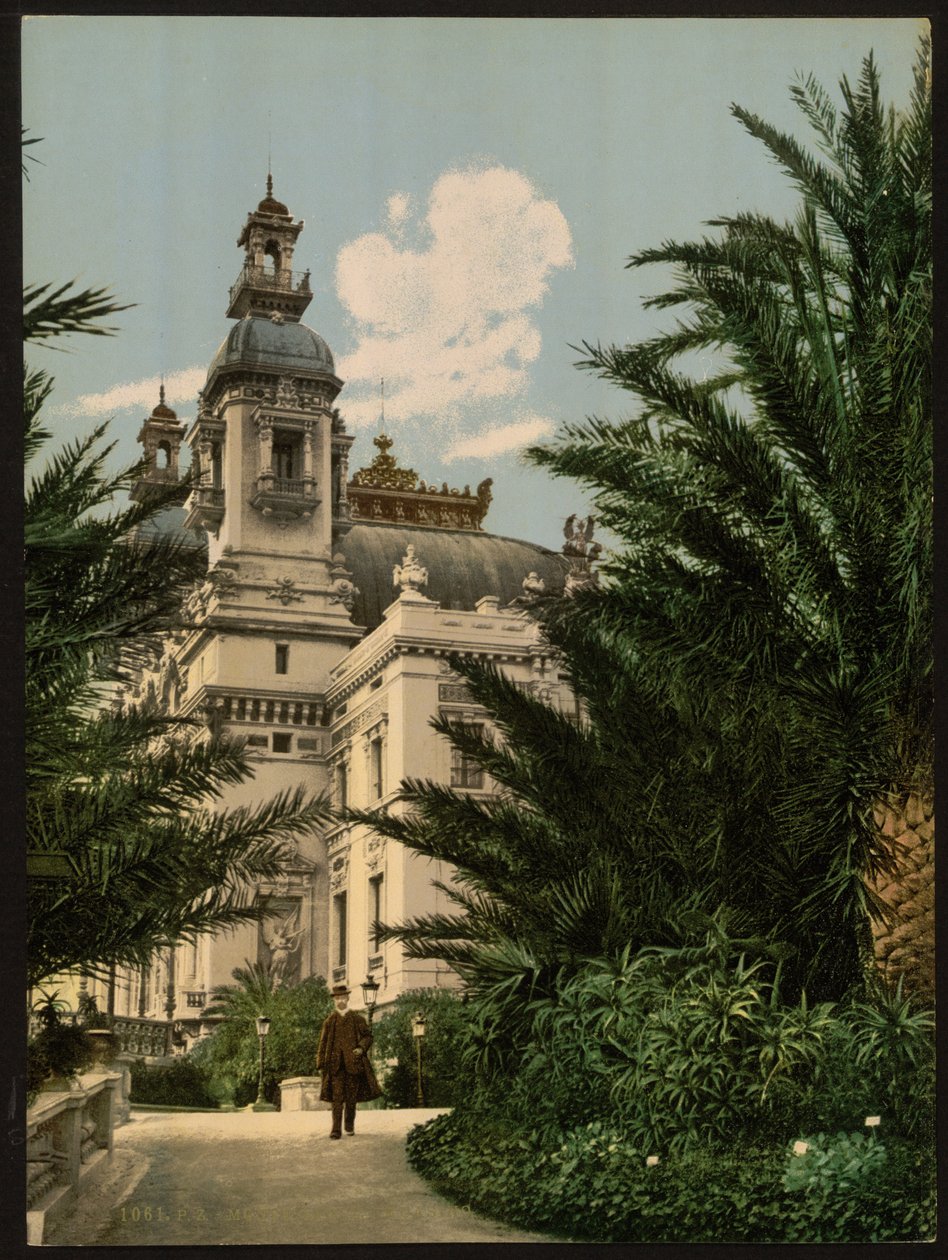 O Teatro, Monte Carlo, Riviera, Mônaco de Detroit Publishing Co.