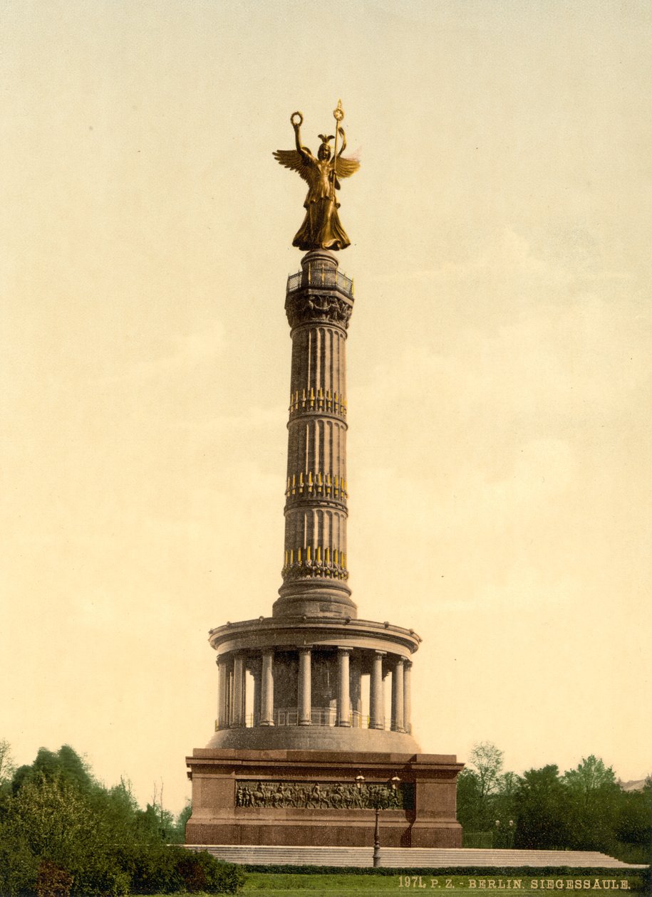 Coluna do Triunfo, Berlim, Alemanha, c.1900 de Detroit Publishing Co.