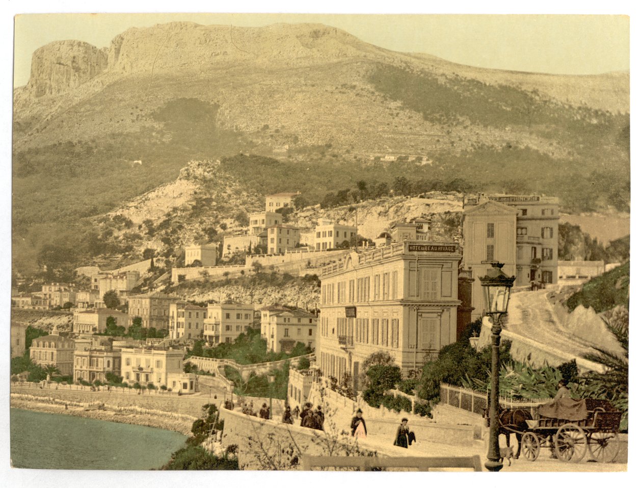 Beira-mar, Monte Carlo, Riviera, Mônaco de Detroit Publishing Co.