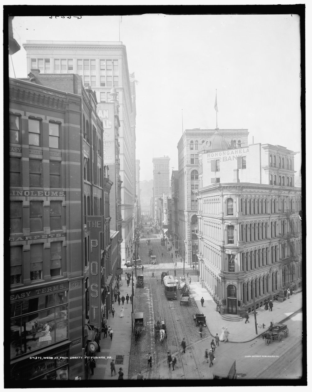 Wood St. da Liberty Avenue, Pittsburgh, Pa. de Detroit Publishing Co.