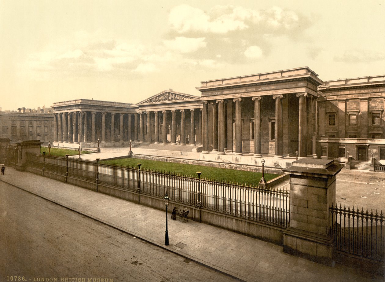 Museu Britânico, Londres, c.1890-1900 (photochrom) de Detroit Publishing Co.