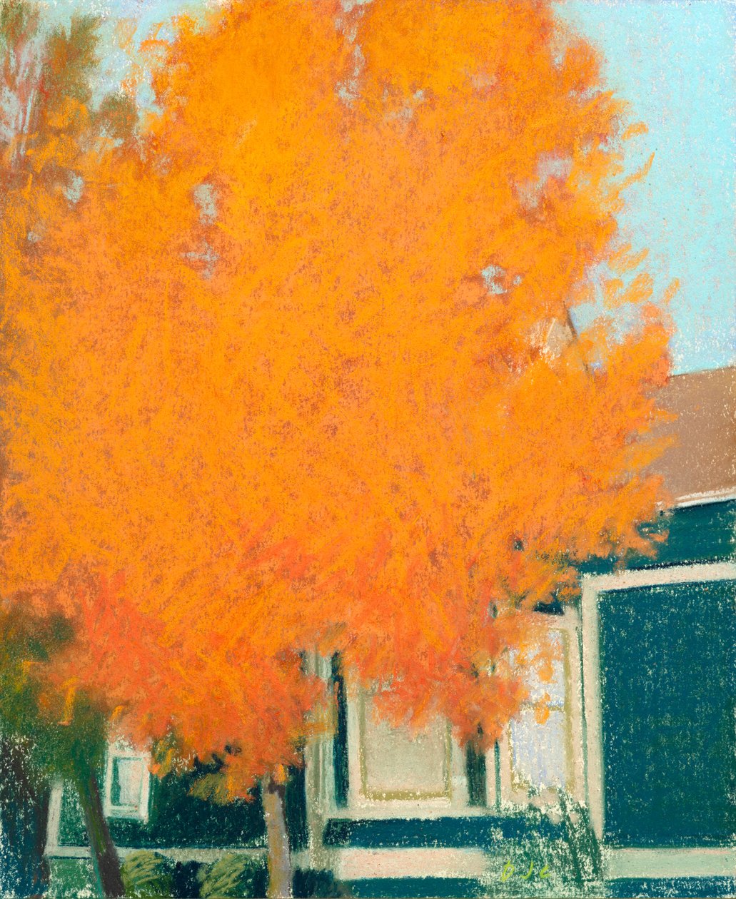 Its Fall Again, 2023 (pastel sobre papel) de Diana Jahns