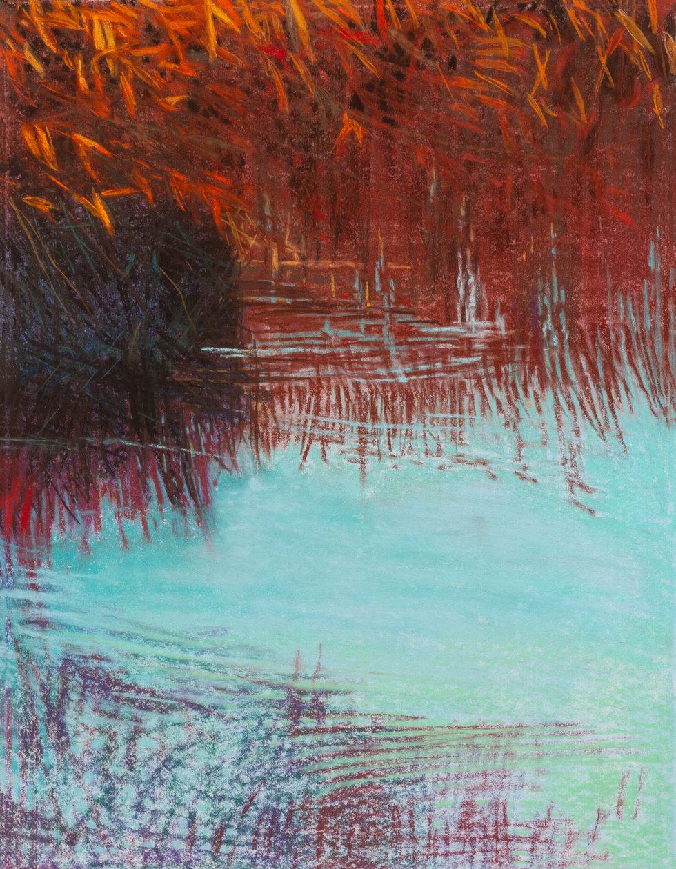 Salgueiro vermelho 2b, 2021 (pastel sobre papel) de Diana Jahns