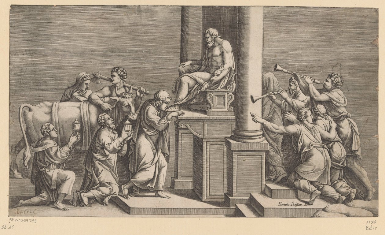 Sacrifício de um touro a Júpiter de Diana Mantuana