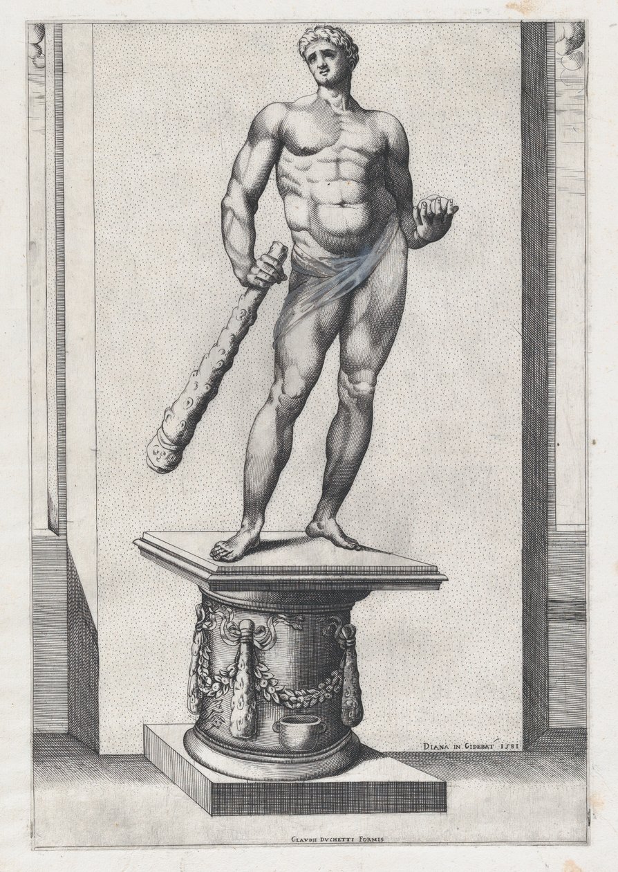 Hércules com as maçãs das Hespérides, 1581., 1581 de Diana Mantuana