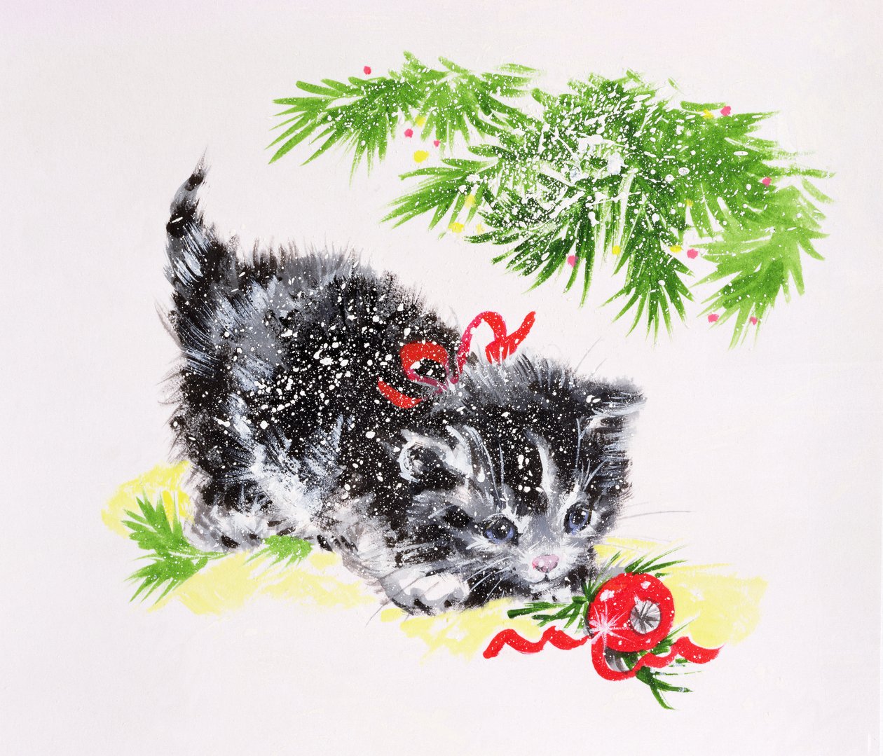 Gatinho de natal de Diane Matthes