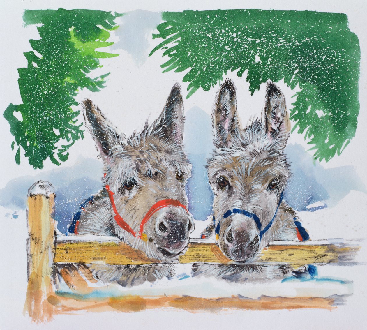 Amigos no Campo, 1996 (wc) de Diane Matthes