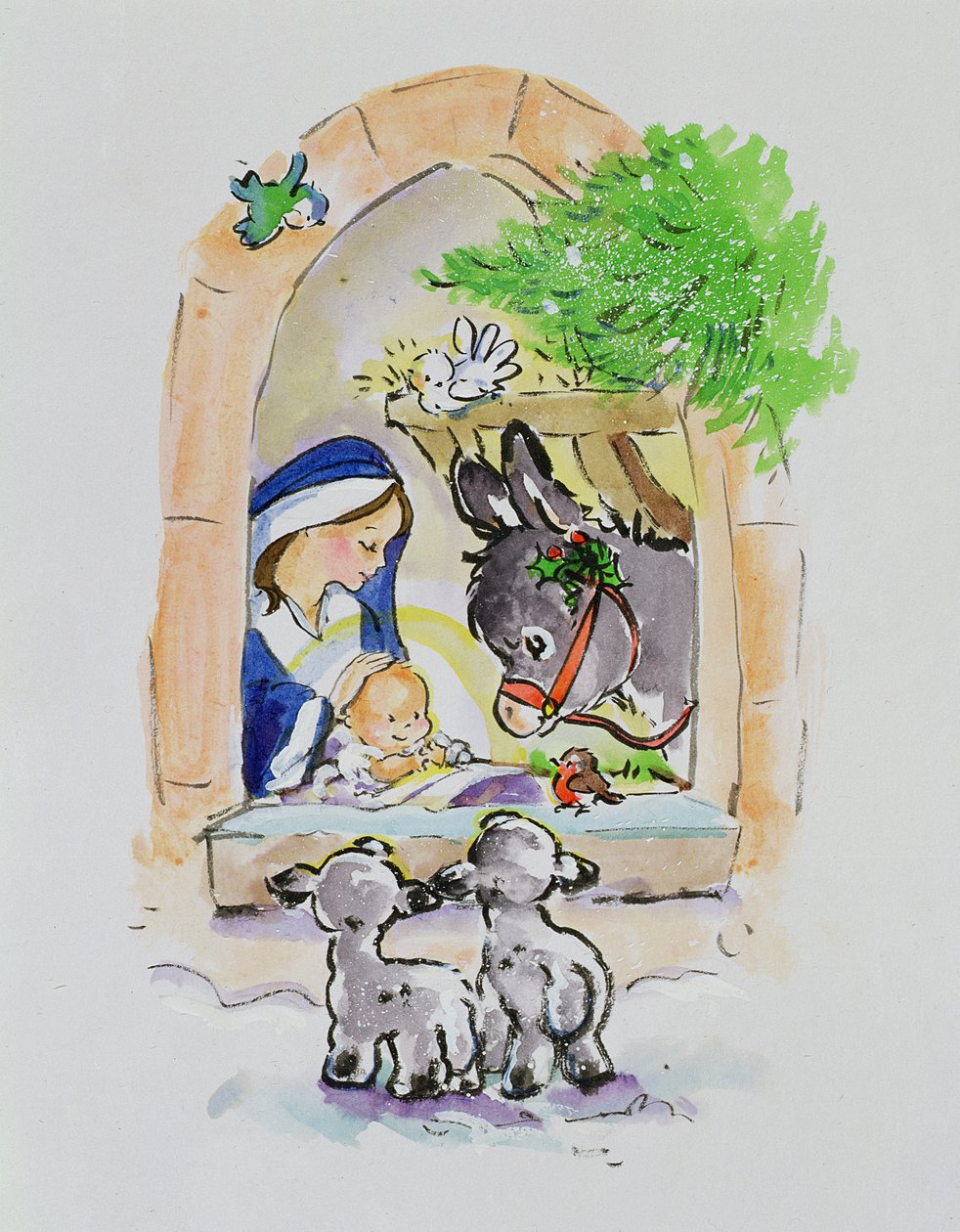 Snowy Bethlehem, 1996 (wc) de Diane Matthes
