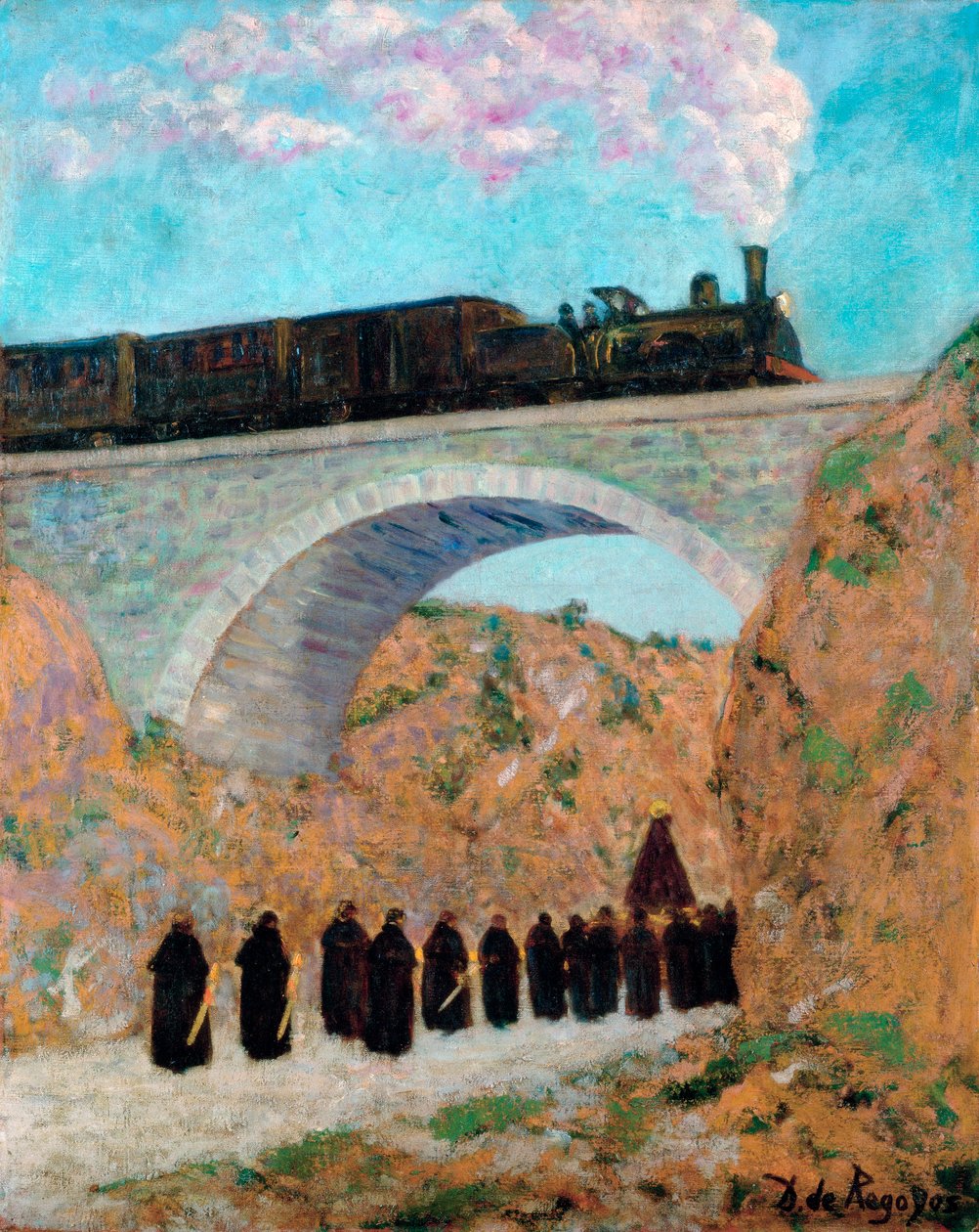 Sexta-feira Santa em Castela, 1904 de Diario or Dario de Regoyos y Valdes