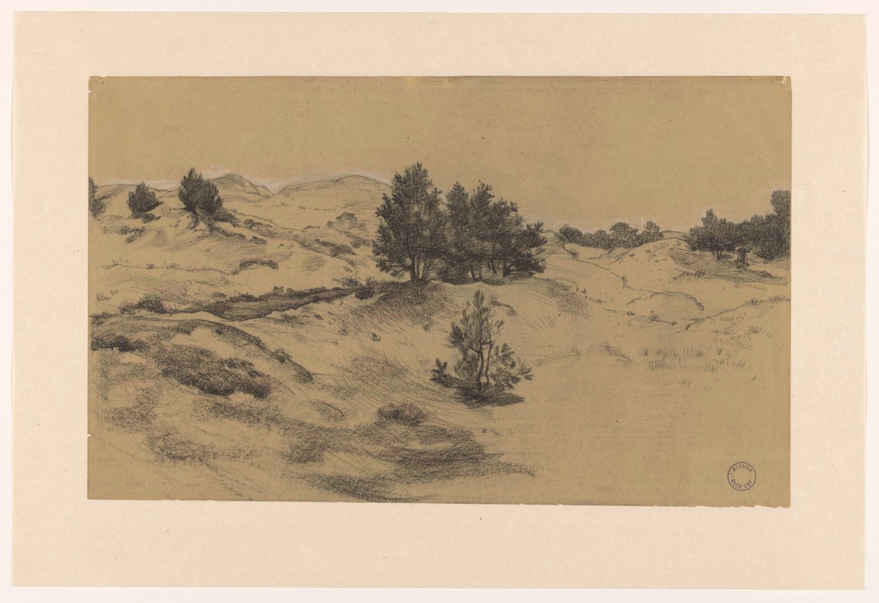 paisagem de dunas de Dick Ket