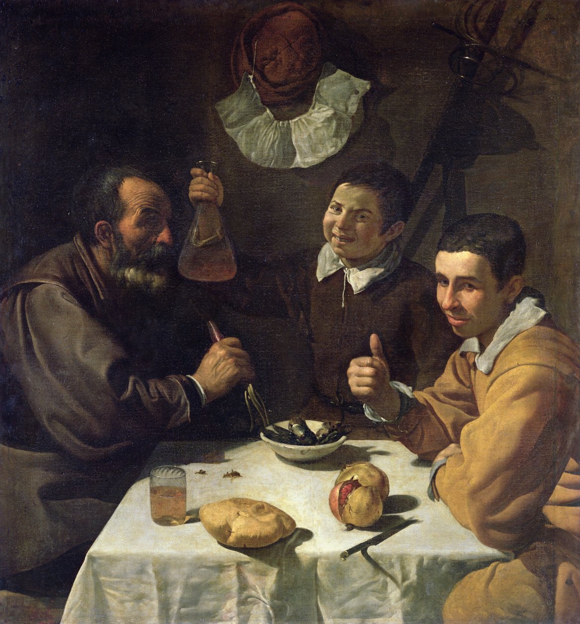 Almoço, c.1617 de Diego Velázquez