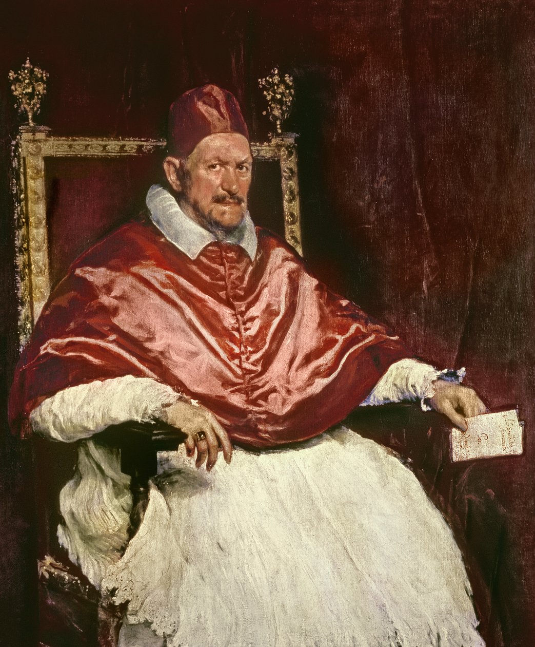 Retrato do Papa Inocêncio X (1574-1655), 1650 de Diego Velázquez