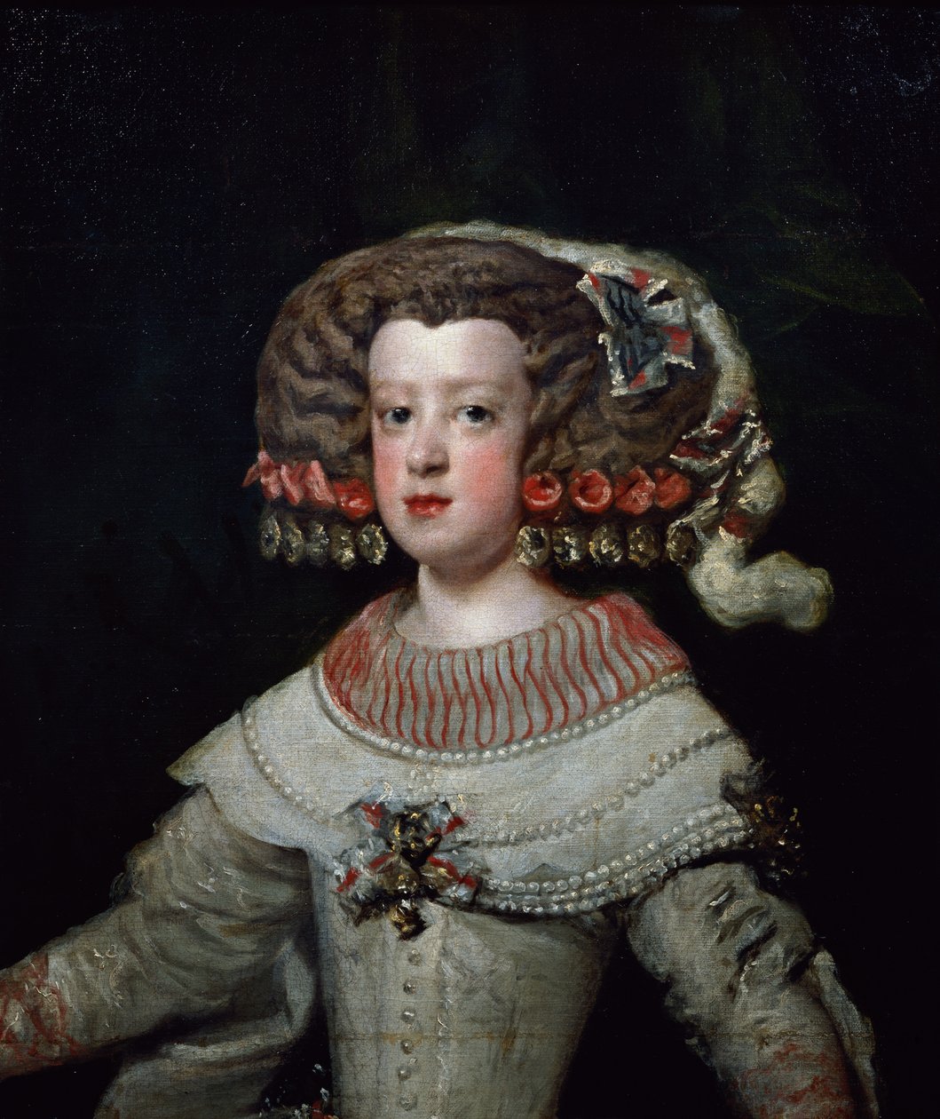 Retrato da Infanta Maria Teresa (1638-83) futura Rainha Maria Teresa da França de Diego Velázquez