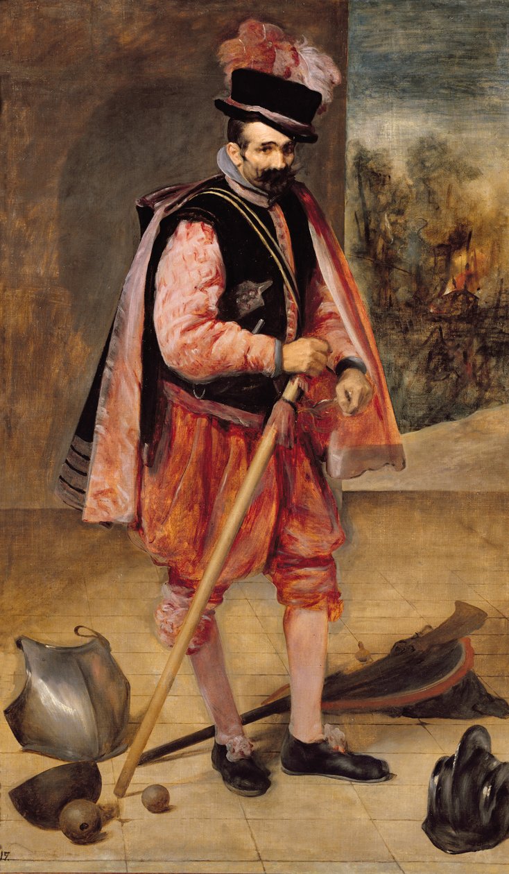 O bobo da corte chamado "Don Juan da Áustria", c.163235 de Diego Velázquez