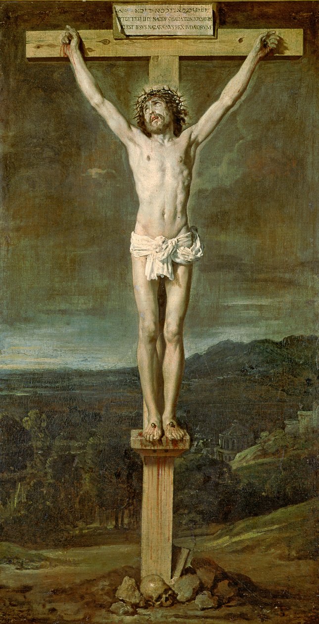 Cristo vivo na cruz no Calvário, 1631 de Diego Velázquez