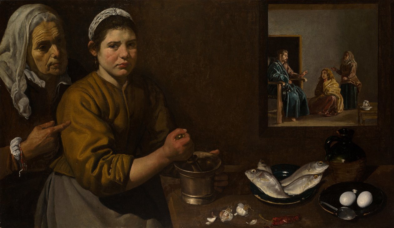 Cristo na casa de Maria e Marta de Diego Velázquez