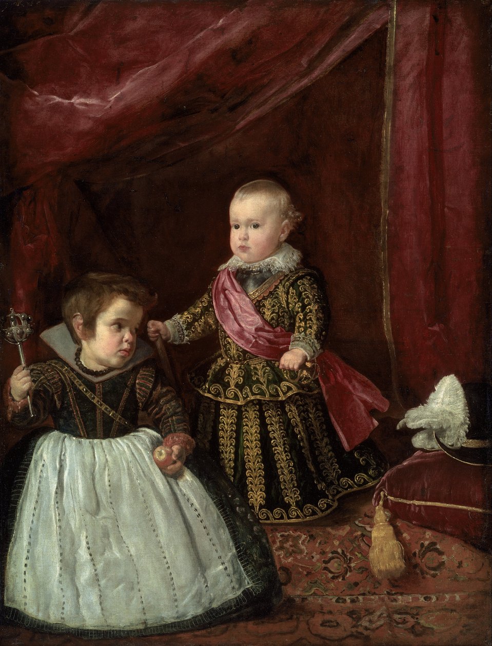 Don Baltasar Carlos com um anão de Diego Velázquez