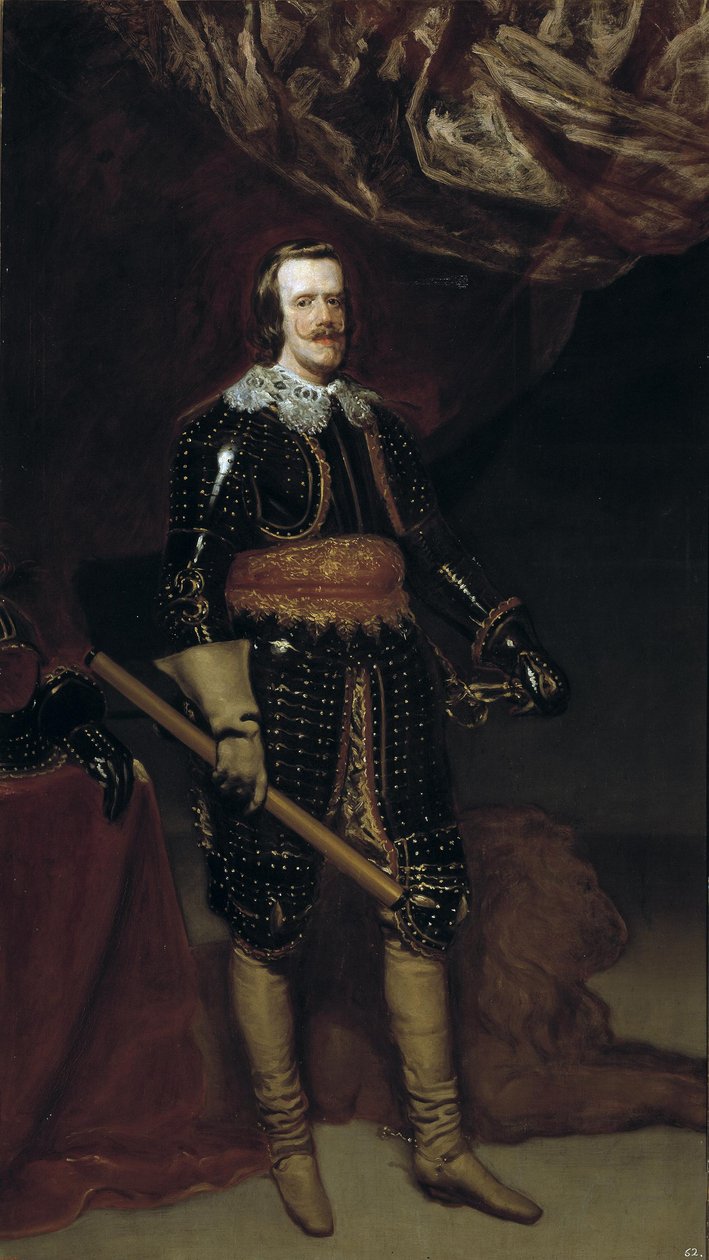 Filipe IV com um leão de Diego Velázquez