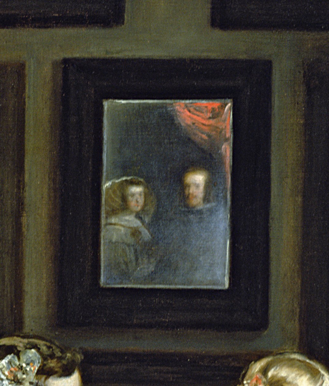 Las Meninas ou A Família de Filipe IV, c.1656 (detalhe de 405) de Diego Velázquez