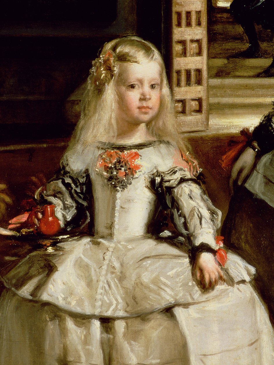 Las Meninas ou A Família de Filipe IV, c.1656 (detalhe) de Diego Velázquez