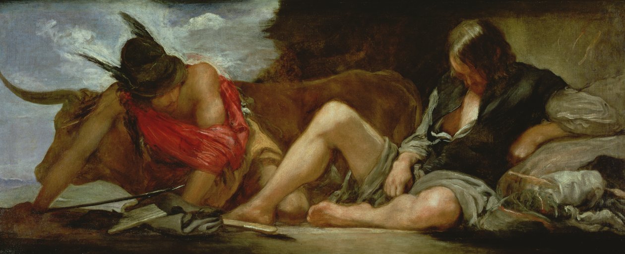Mercúrio e Argus, c.1659 de Diego Velázquez