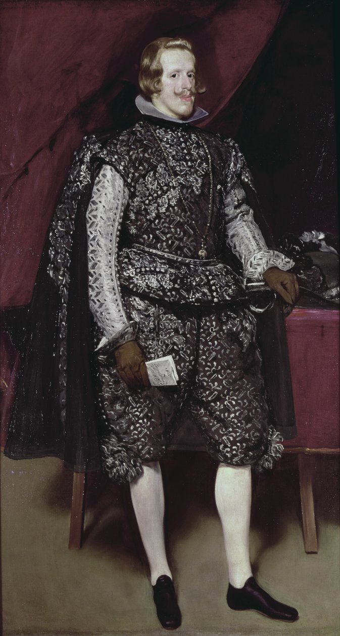 Philip IV (1605-65) da Espanha em Brown e Silver, c.1631-2 de Diego Velázquez