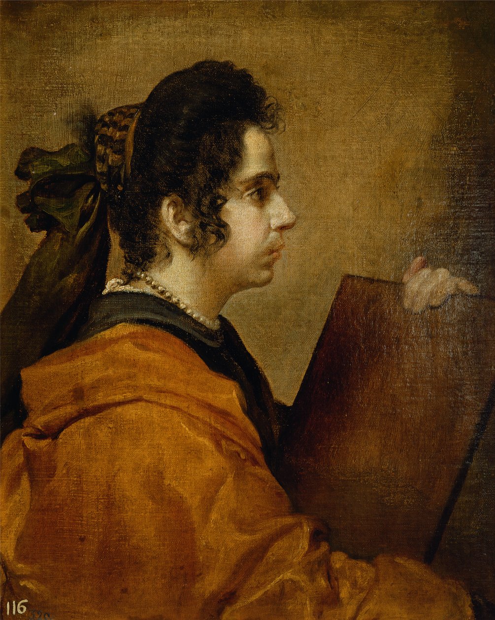 Retrato presume-se que seja Juana Pacheco como uma Sibila de Diego Velázquez