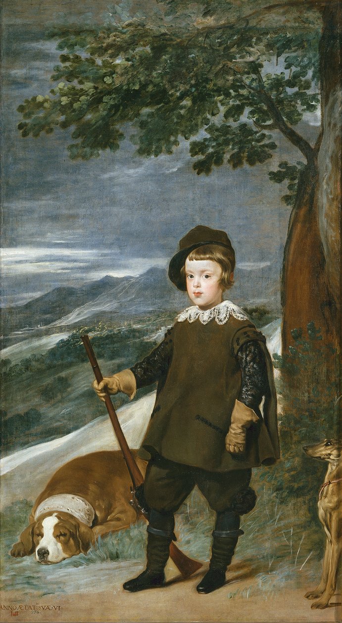 Retrato do Príncipe Baltasar Carlos como caçador de Diego Velázquez
