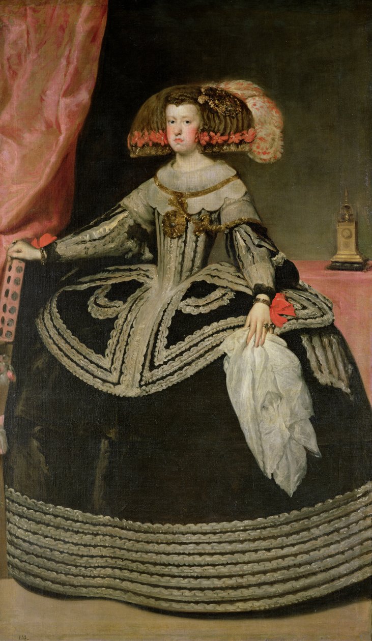 Rainha Maria Anna da Áustria (1634-96), c. 1652 de Diego Velázquez