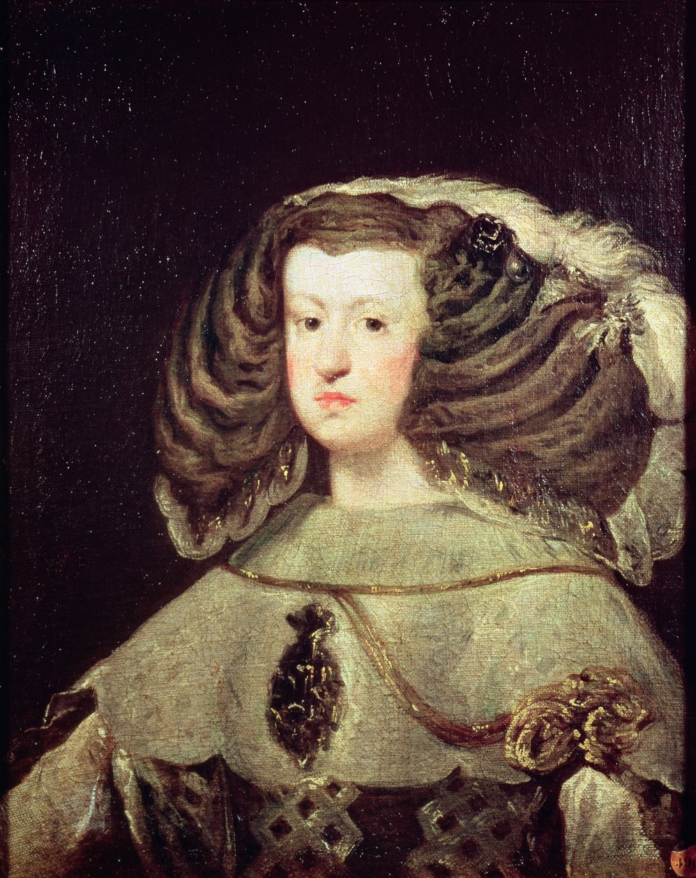 Rainha Mariana da Áustria de Diego Velázquez