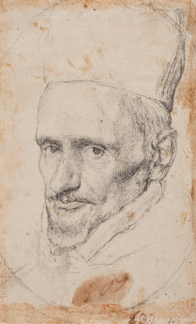 Retrato do Cardeal Borja. de Diego Velázquez