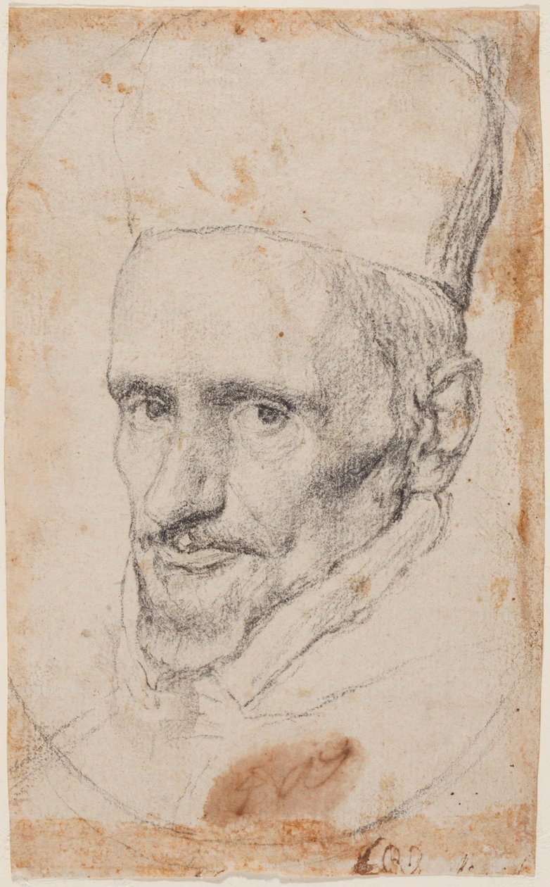 Retrato do Cardeal Borja. de Diego Velázquez