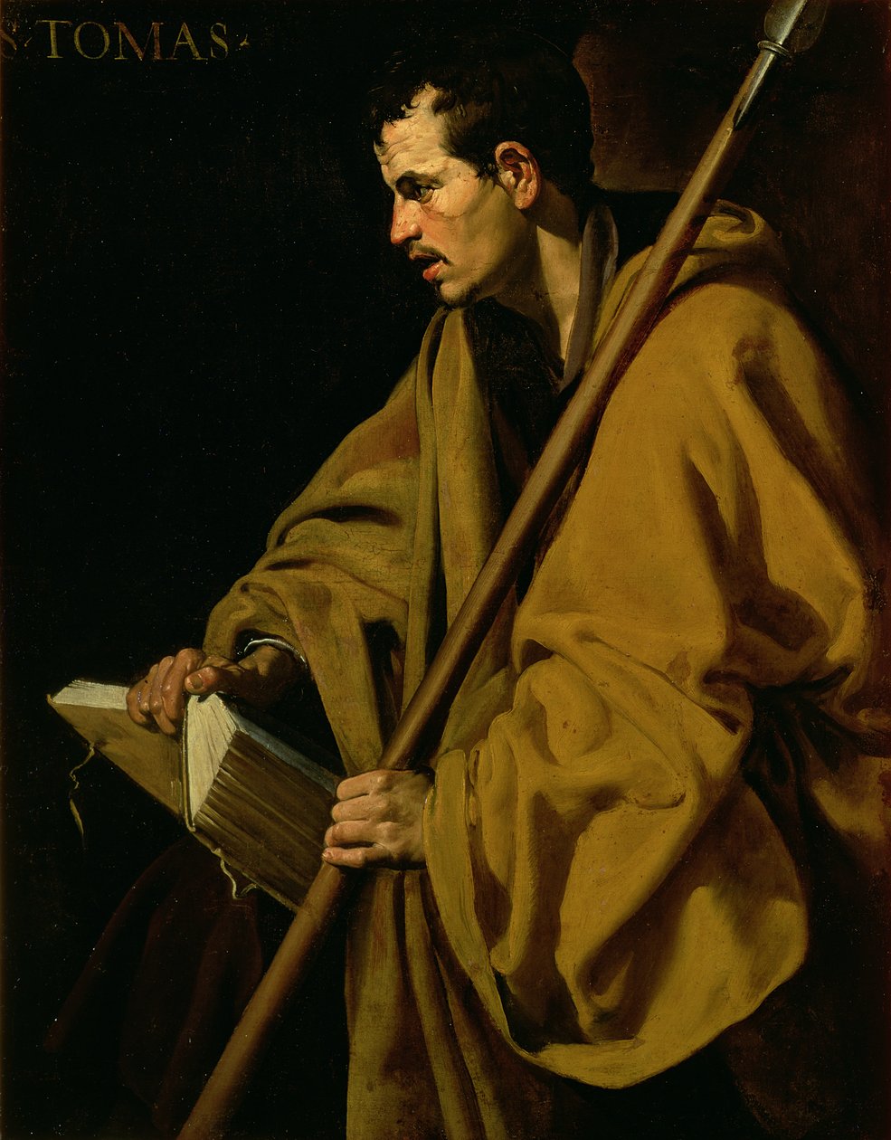 O apóstolo São Tomás, c.1619-20 de Diego Velázquez