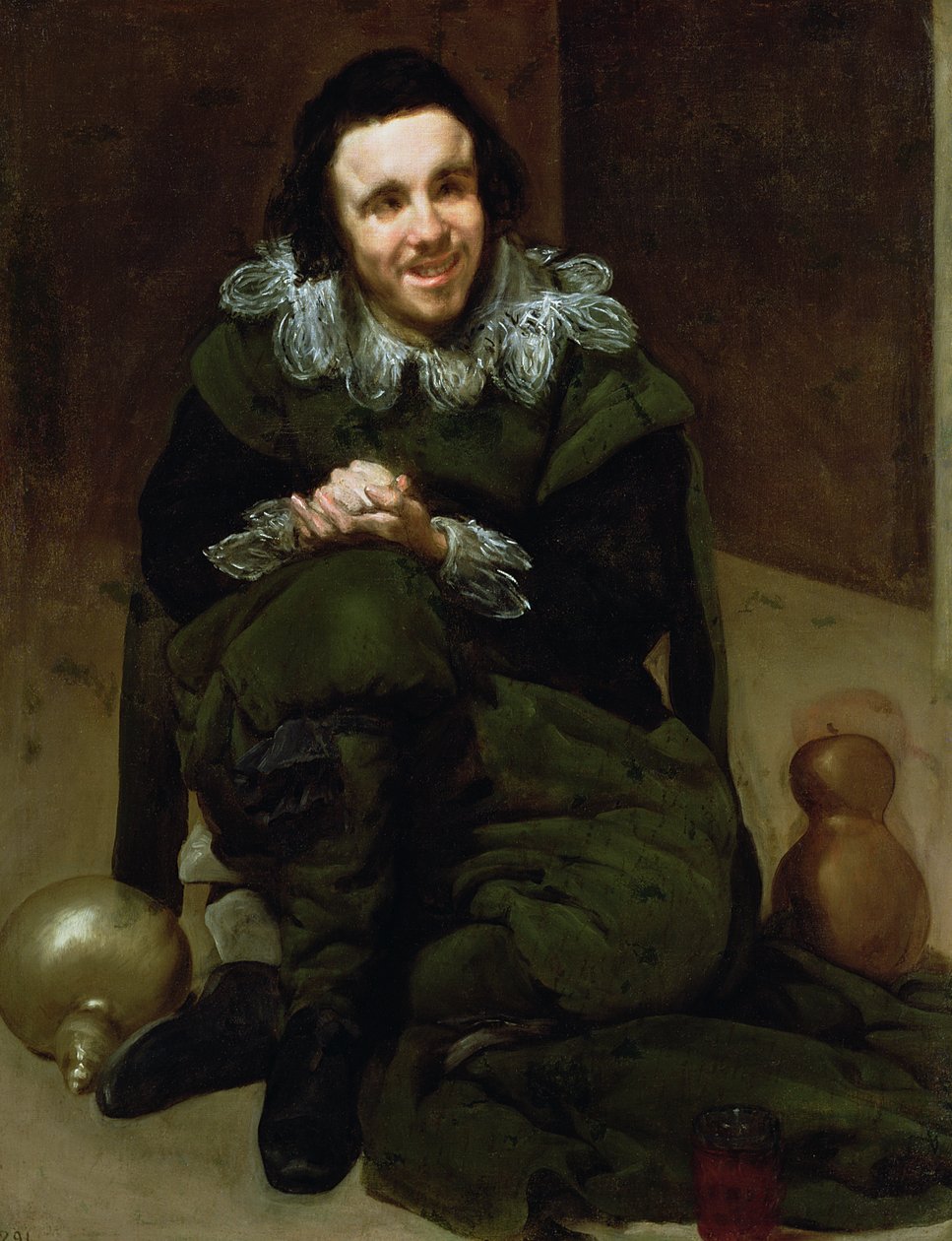 O Calabacillas Buffoon, erroneamente chamado The Idiot of Coria, 1639 de Diego Velázquez