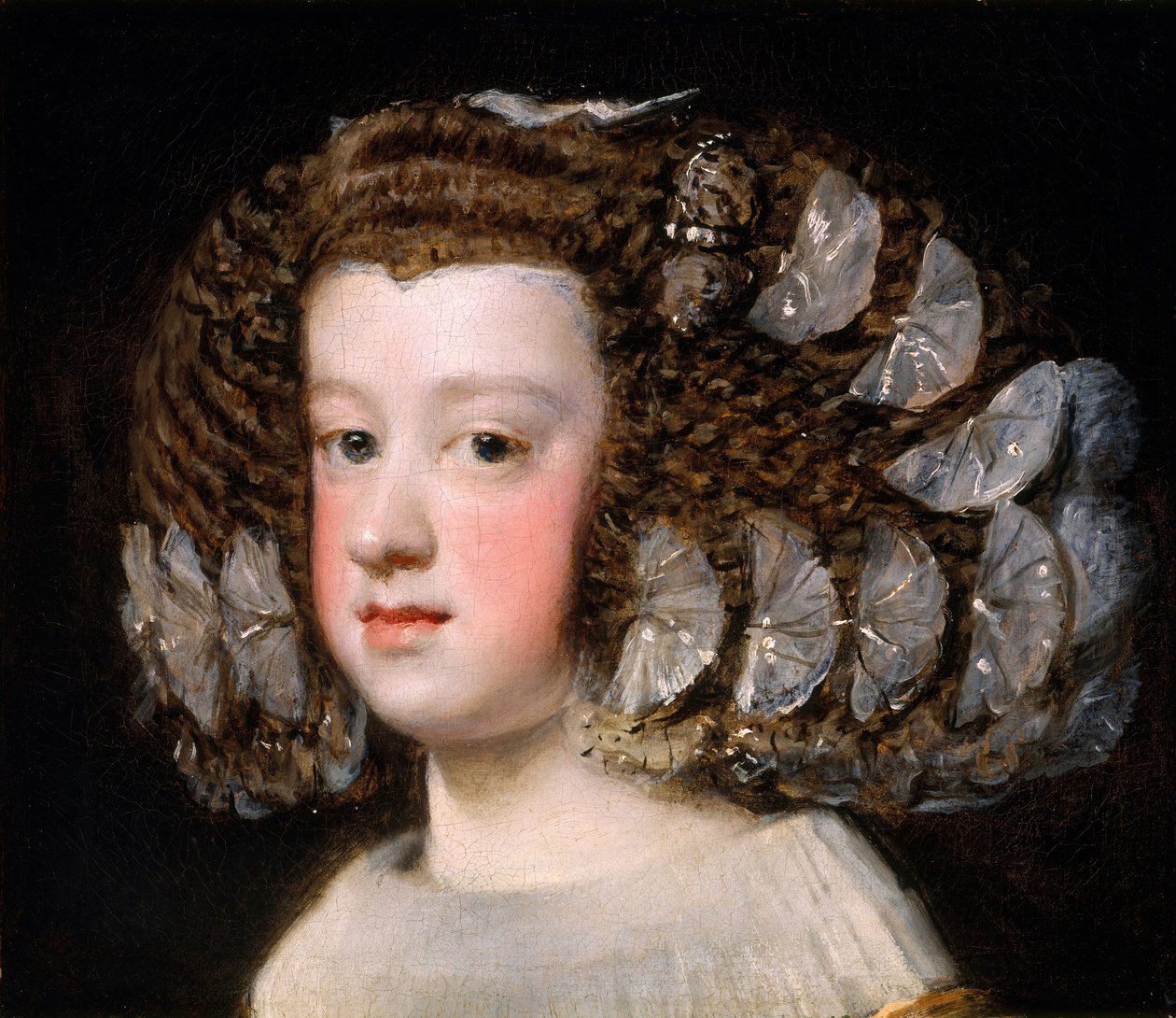 A Infanta Maria Theresa, filha de Filipe IV de Espanha de Diego Velázquez