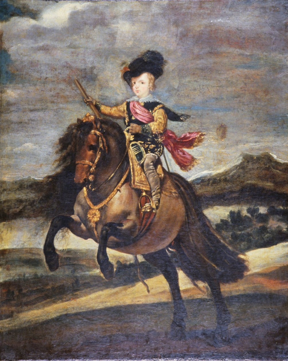 O Infante Baltasar Carlos a Cavalo de Diego Velázquez