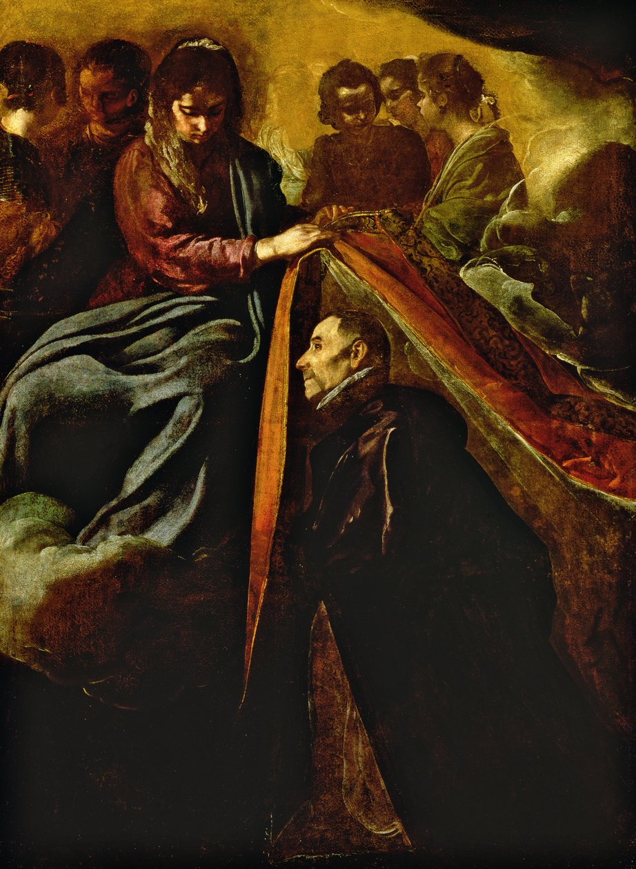 A Virgem aparece a São Ildefonso e lhe dá um manto de Diego Velázquez