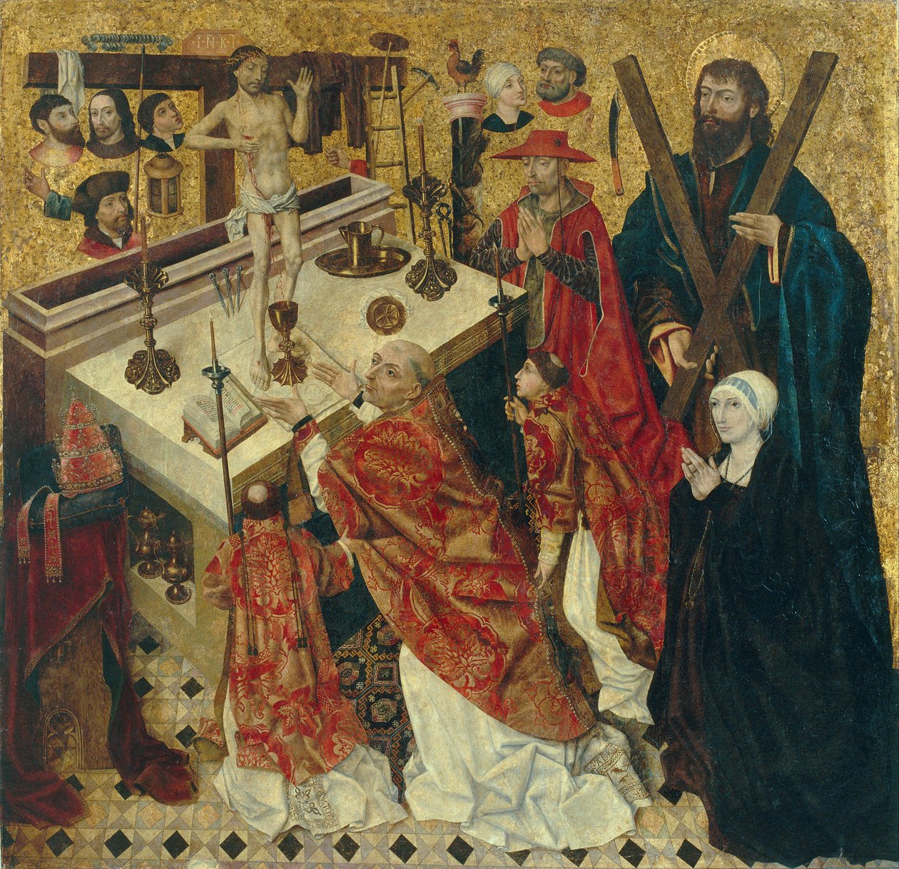 A missa de São Gregório de Diego la de Cruz