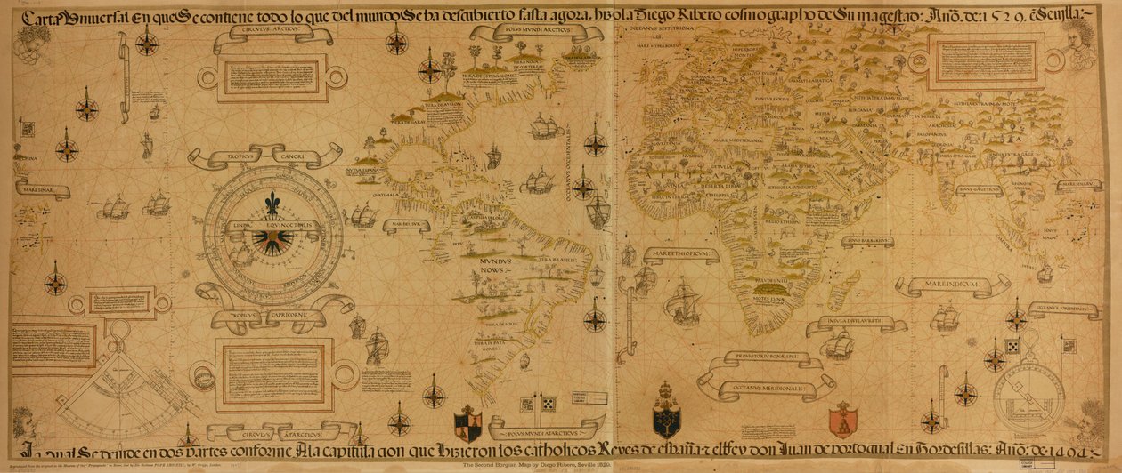 Gráfico universal contendo tudo o que foi descoberto até agora no mundo. de Diego Ribero