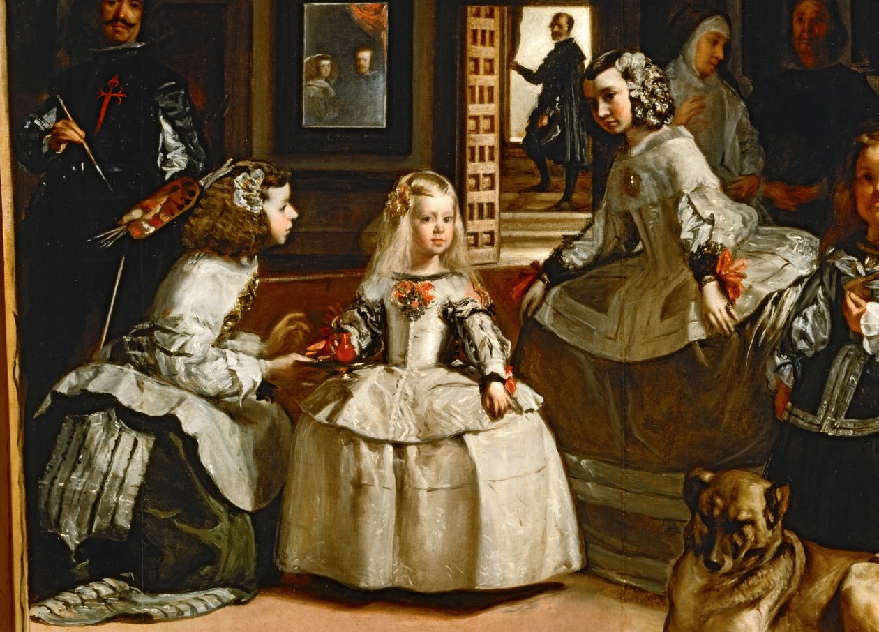 Las Meninas ... (pintura sobre tela) de Diego Rodriguez de Silva y Velazquez