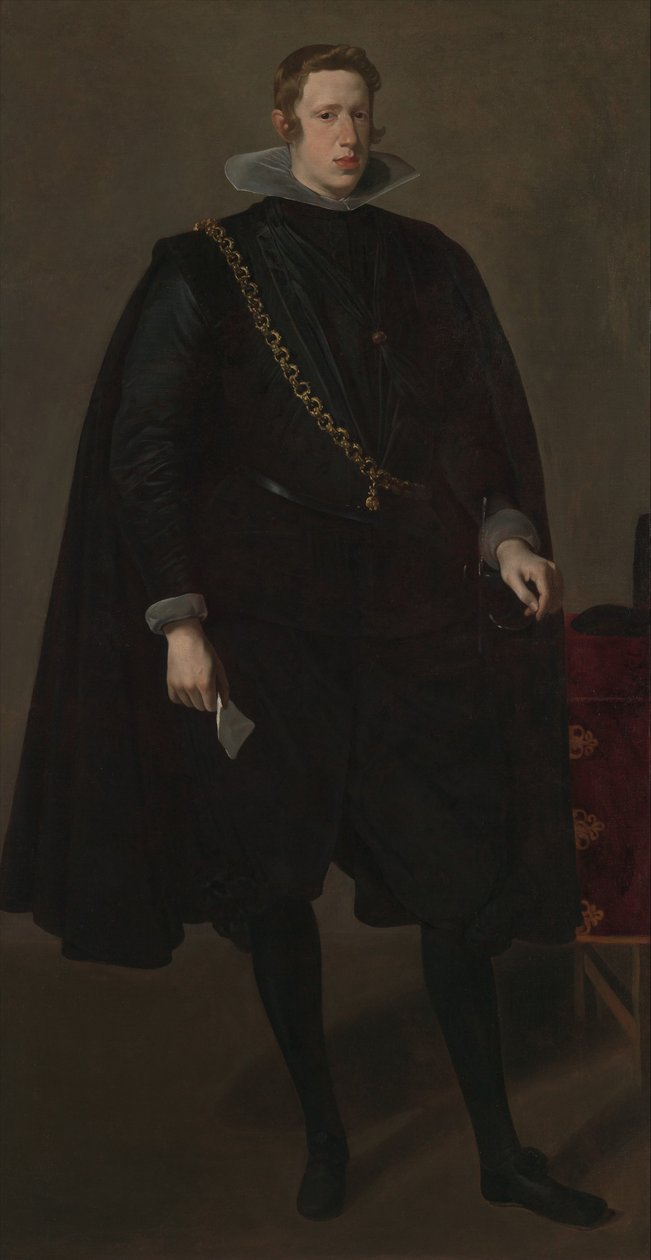 Filipe IV, rei da Espanha, c.1624 (óleo sobre tela) de Diego Velázquez