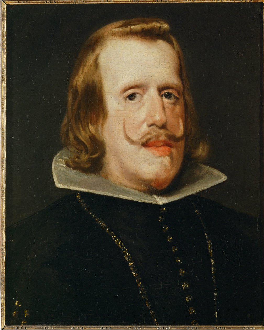 Filipe IV, rei de Espanha, filho do rei Filipe III e da arquiduquesa Maria Ana, filha do imperador Fernando III ... de Diego Rodriguez de Silva y Velazquez