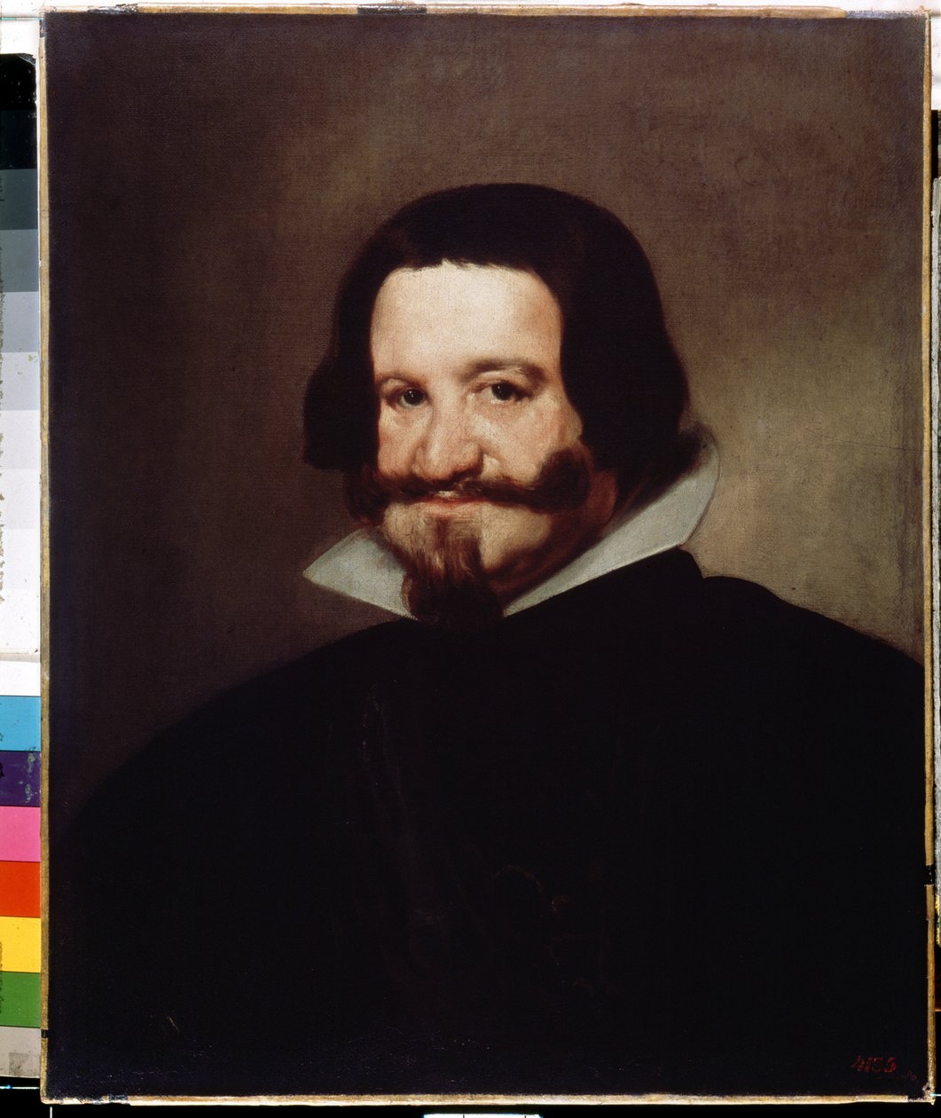Retrato do Conde Duque de Olivares. Gaspar de Guzman y Pimentel, Conde de Olivares e Duque de Sanlucar la Mayor (1587-1645), ministro espanhol e favorito real. Pintura de Diego Velázquez (1599-1660). Óleo sobre tela, 6 de Diego Velázquez