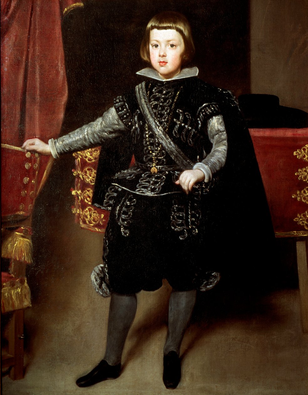 Retrato de Baltasar Carlos de Espanha (óleo sobre tela de Diego Velázquez