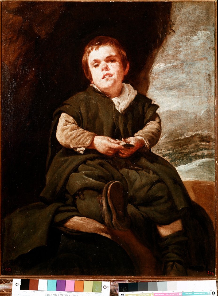 Retrato de Don Franciso Lezcano, anão da Corte da Espanha (óleo sobre tela de Diego Velázquez