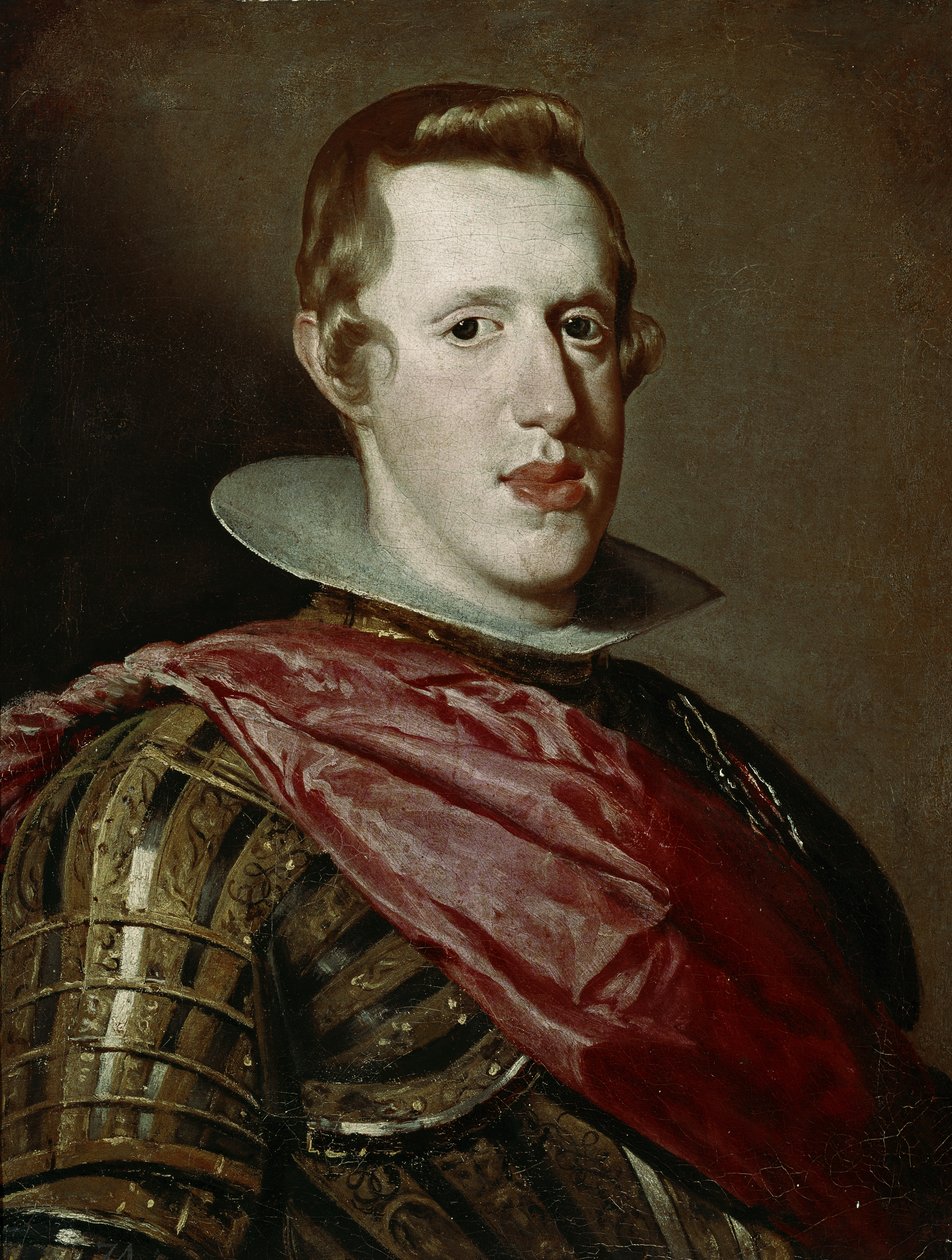 Retrato de Filippo IV de Espanha com armadura, c.1625-1628 (óleo sobre tela) de Diego Rodriguez de Silva y Velazquez