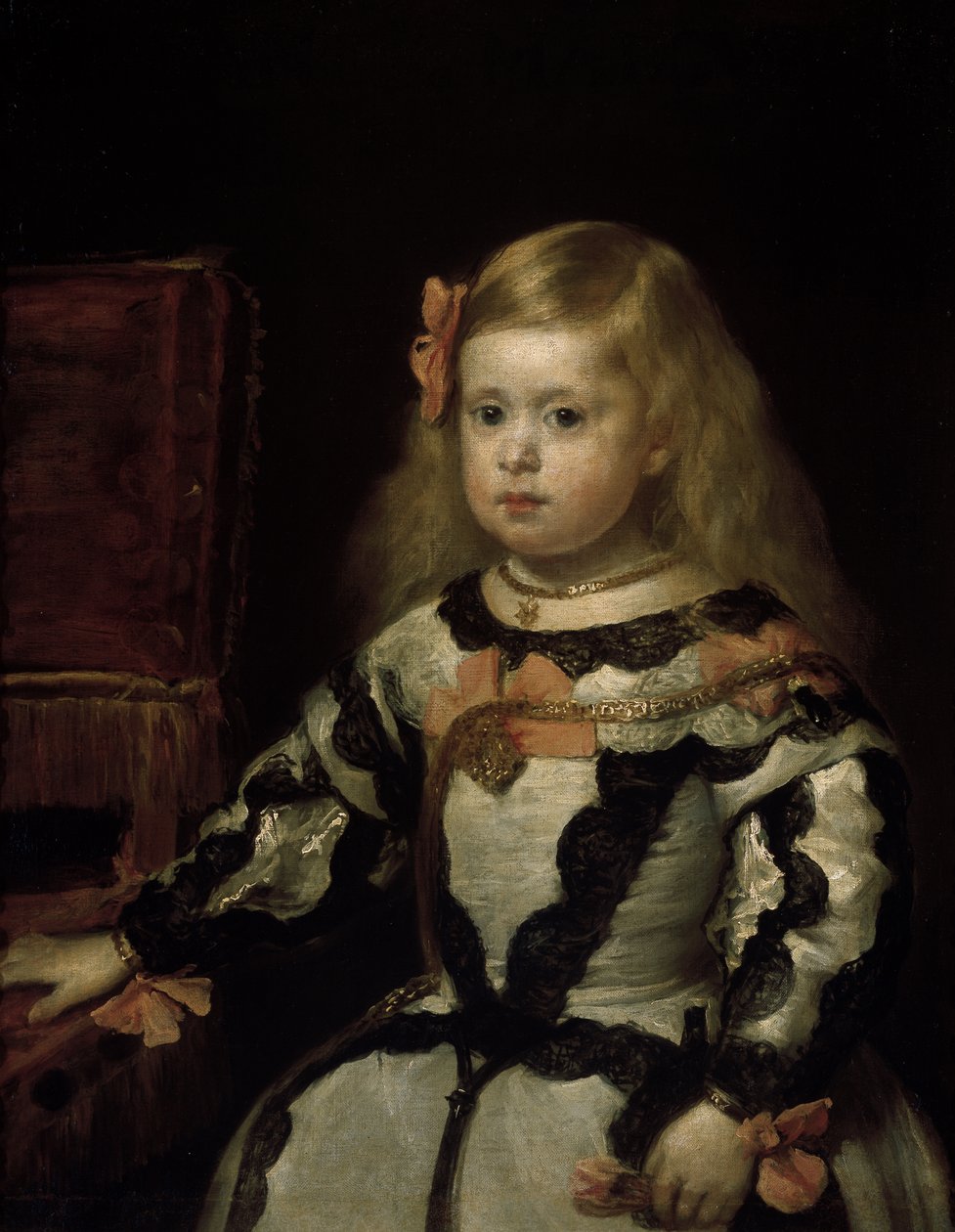 Retrato da Infanta Margarida aos 4 anos de idade de Diego Rodriguez de Silva y Velazquez