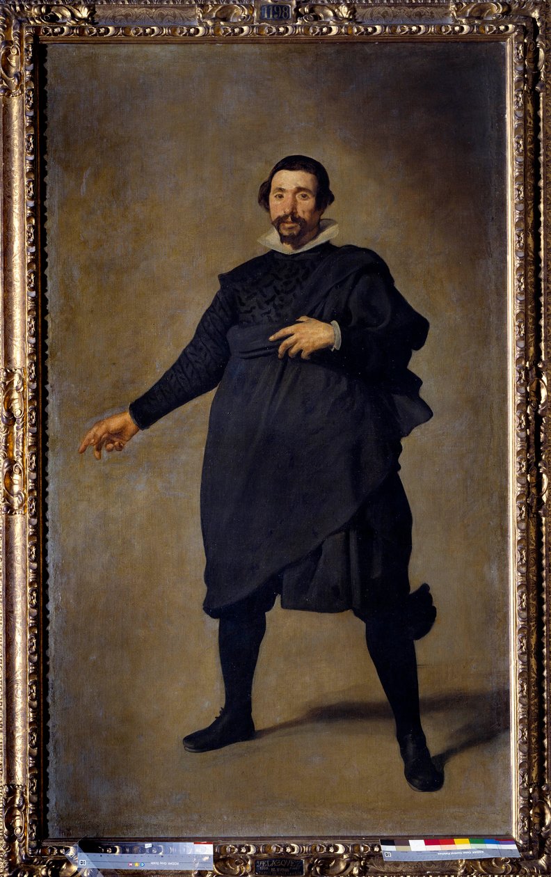 Retrato do Bobo de Pablo de Valladolid. Pintura de Diego Rodriguez de Silva y Velasquez (1599-1660), cerca de 1636-1637. Óleo sobre tela. Dim: 2,09 X 1,23m. Madrid, Musee Du Prado de Diego Velázquez