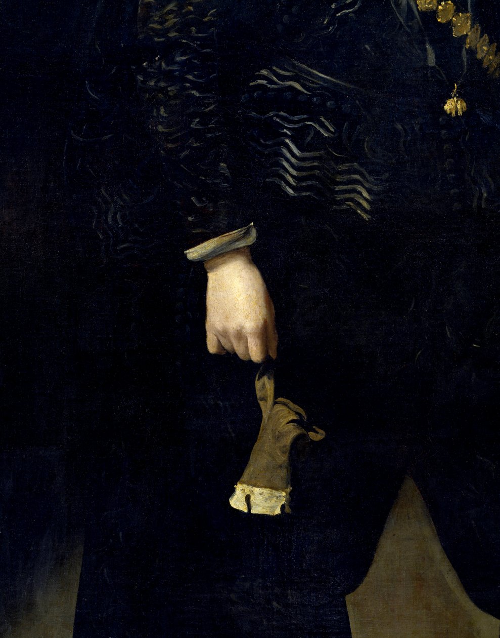 O Menino Dom Carlos Retrato de Dom Carlos (1607-1632), irmão do Rei Filipe IV. Detalhe. Pintura de Diego Rodriguez de Silva y Velázquez dit Diego Velasquez (1599-1660) de Diego Velázquez