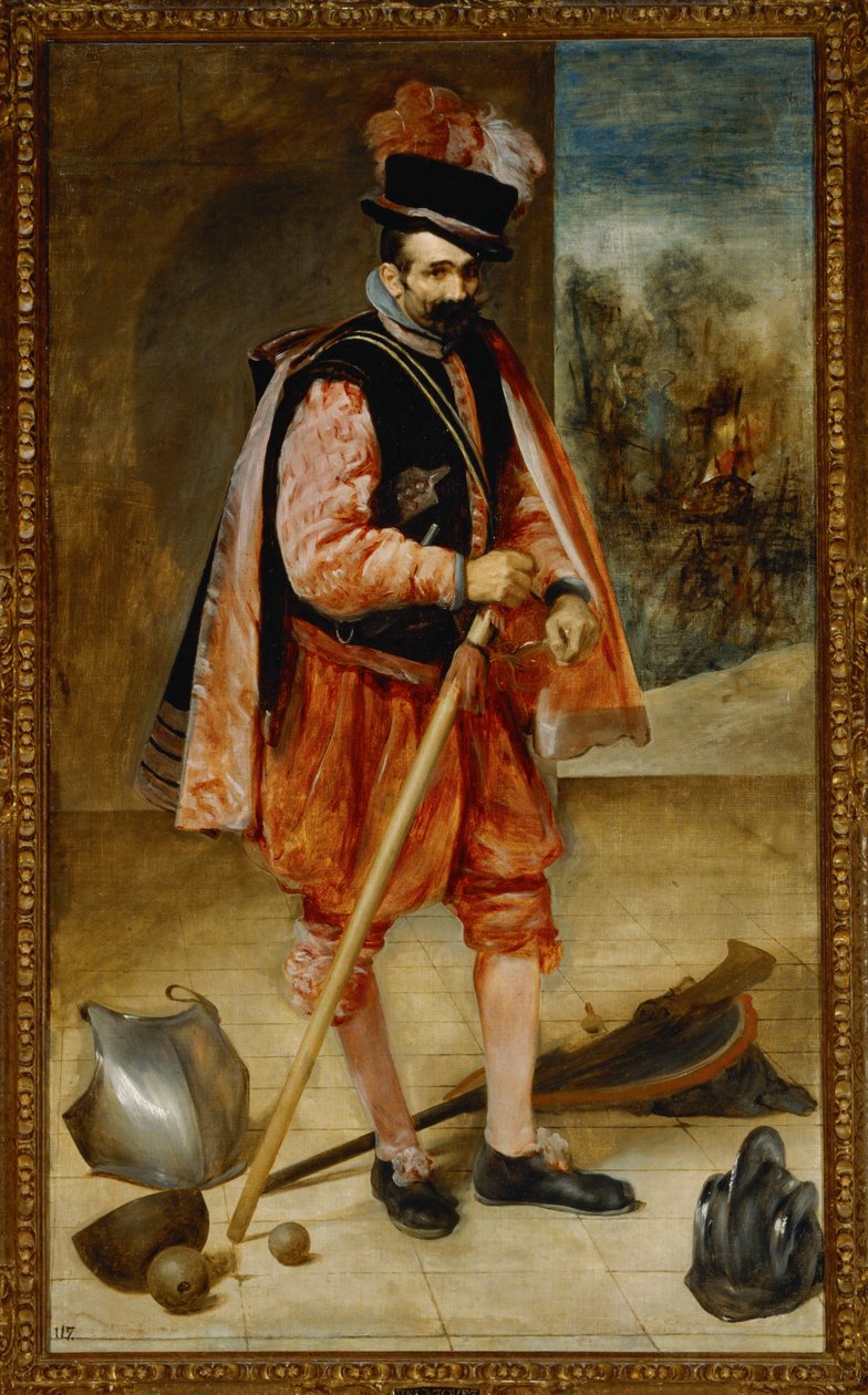 O Bobo conhecido como Don Juan de Áustria ... (pintura sobre tela) de Diego Rodriguez de Silva y Velazquez